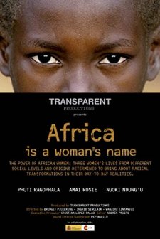 Africa Is A Woman's Name (2010) afişi