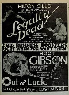 Legally Dead (1923) afişi