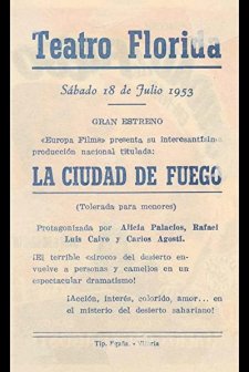 Em-nar, La Ciudad De Fuego (1952) afişi