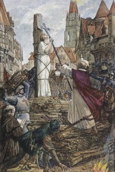 Exécution de Jeanne d'Arc (1898) afişi