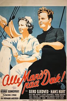 Alle Mand Paa Dæk (1942) afişi
