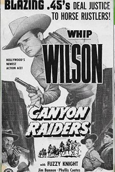 Canyon Raiders (1951) afişi
