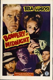 Bowery At Midnight (1942) afişi