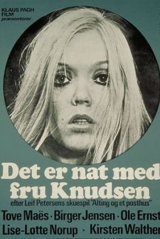 Det Er Nat Med Fru Knudsen (1971) afişi