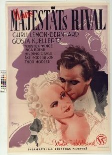 Hans Majestäts Rival (1943) afişi