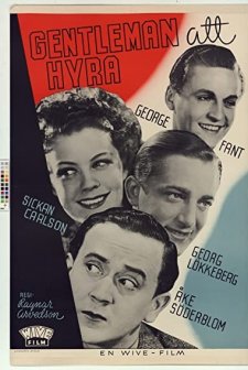 Gentleman Att Hyra (1940) afişi