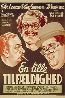 En Lille Tilfældighed (1939) afişi