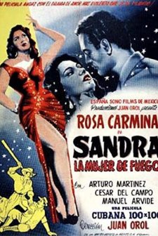 Sandra, La Mujer De Fuego (1954) afişi