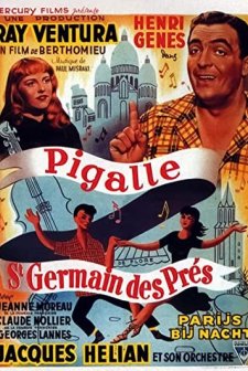 Pigalle-Saint-Germain-des-Prés (1950) afişi