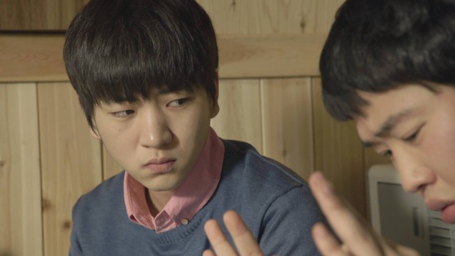 Flirty Boy and Girl Fotoğrafı