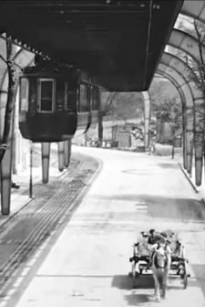 The Flying Train (1902) afişi