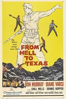 Cehennemden Teksas'a (1958) afişi