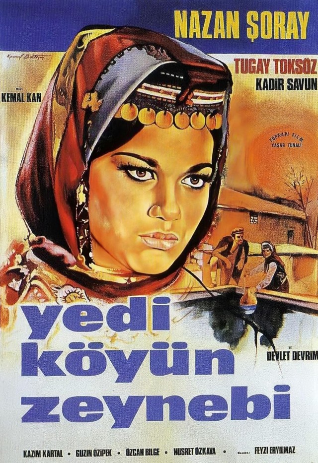 Yedi Köyün Zeynebi (1968) afişi