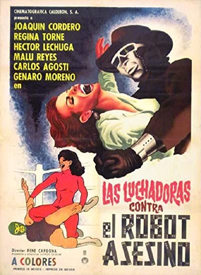Las luchadoras vs el robot asesino (1969) afişi