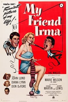 Arkadaşım Irma (1949) afişi