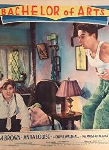 Bachelor Of Arts (1934) afişi