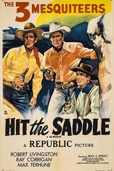 Hit The Saddle (1937) afişi