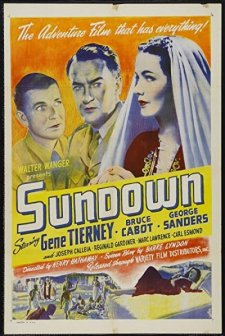 Sundown (1941) afişi