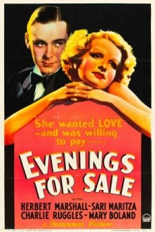 Evenings For Sale (1932) afişi