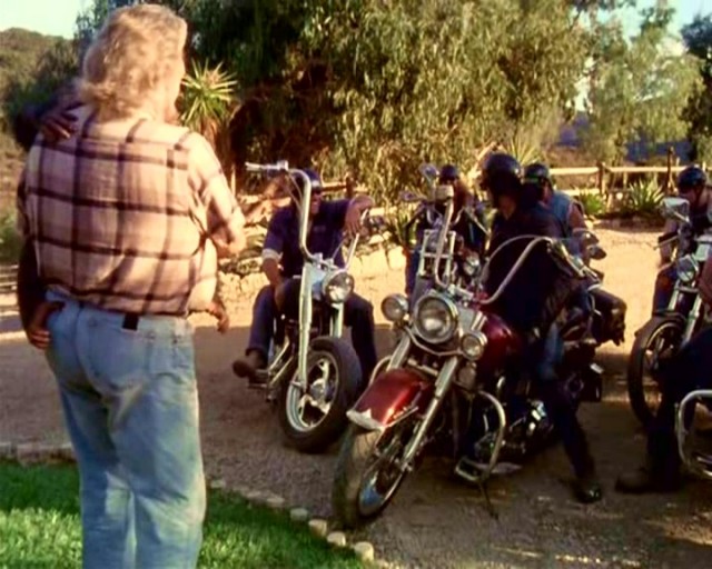 Motorsikletli çocuklar Fotoğrafı