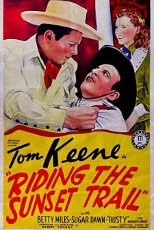 Riding The Sunset Trail (1941) afişi