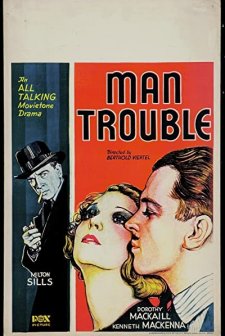 Man Trouble (1930) afişi
