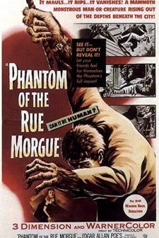 Phantom Of The Rue Morgue (1954) afişi