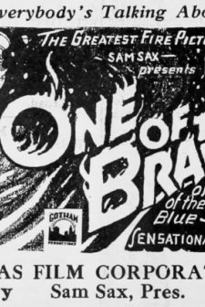 One Of The Bravest (1925) afişi