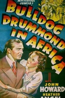 Bulldog Drummond in Africa (1938) afişi