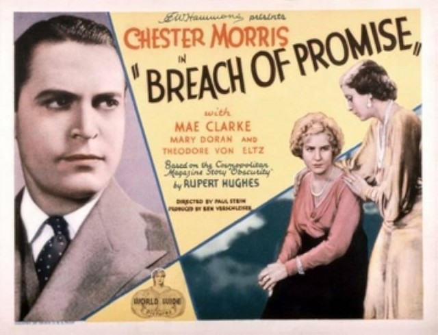 Breach Of Promise (1932) afişi