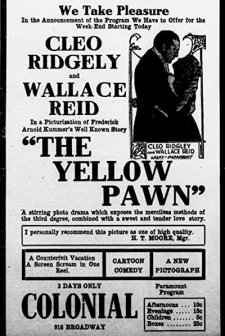 The Yellow Pawn (1916) afişi