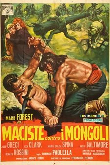 Maciste contro i Mongoli (1963) afişi