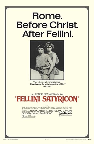Fellini Satyricon (1969) afişi