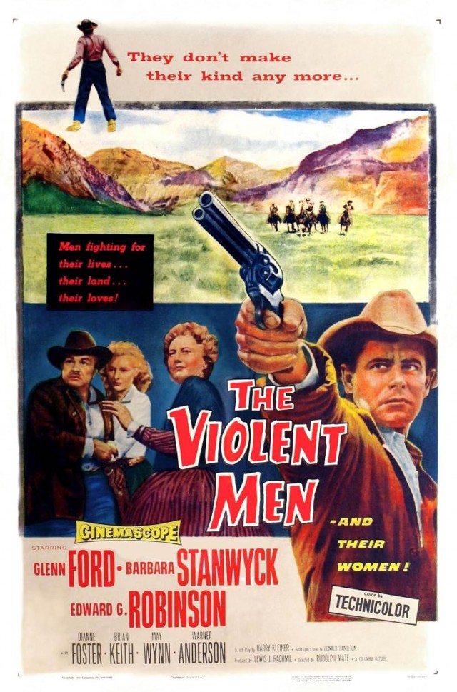 The Violent Men (1955) afişi