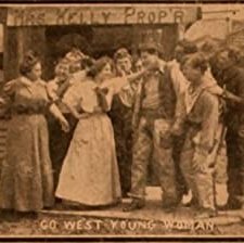 Go West, Young Woman, Go West (1910) afişi
