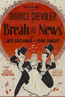 Break The News (1938) afişi