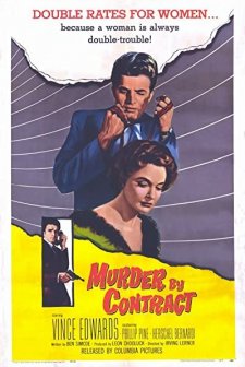 Murder By Contract (1958) afişi
