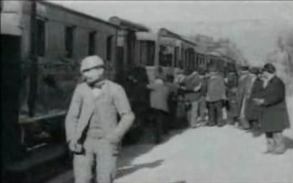 Bir Trenin Gara Girişi fotoğrafı