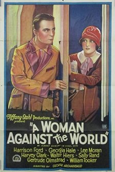 A Woman Against The World (1928) afişi