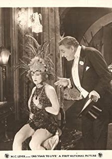 One Year To Live (1925) afişi