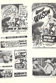 Riders Of The Dusk (1949) afişi