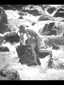 Bathing In A Stream (1897) afişi