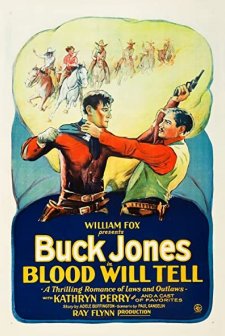 Blood Will Tell (1927) afişi