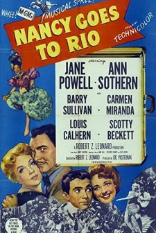 Nancy Goes To Rio (1950) afişi