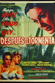 Después de la tormenta (1955) afişi