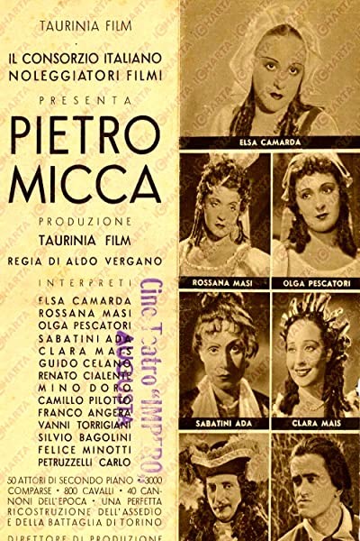 Pietro Micca (1938) afişi