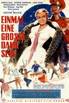 Einmal Eine Grosse Dame Sein (1957) afişi