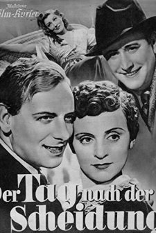 Der Tag Nach Der Scheidung (1938) afişi