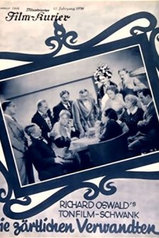 Die Zärtlichen Verwandten (1930) afişi