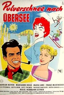 Pulverschnee Nach übersee (1956) afişi